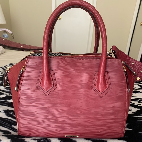 Rebecca Minkoff wine red satchel. - Picture 1 of 8